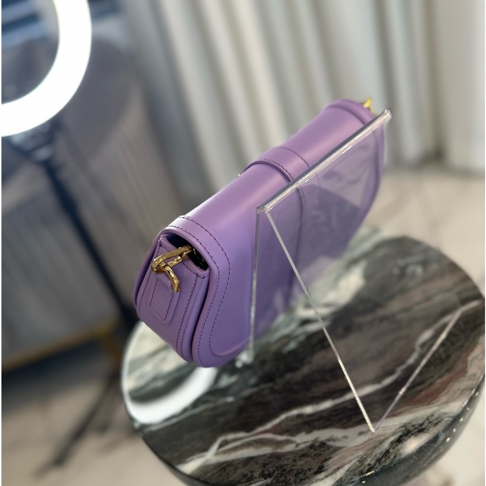 NWT Versace Greca Goddess Shoulder Bag in Baby Violet - Picture 4 of 12